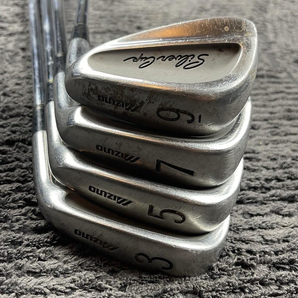 Silver Cup Muscle Back Iron Set 3 5 7 9 Vintage Golf Clubs RH Steel Shaft‎